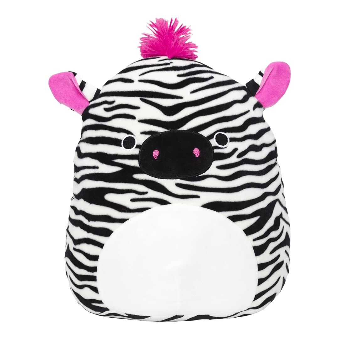 Squishmallows Official Kellytoy 16 Inch Soft Plush Squishy Toy Animals (Tracey Zebra)