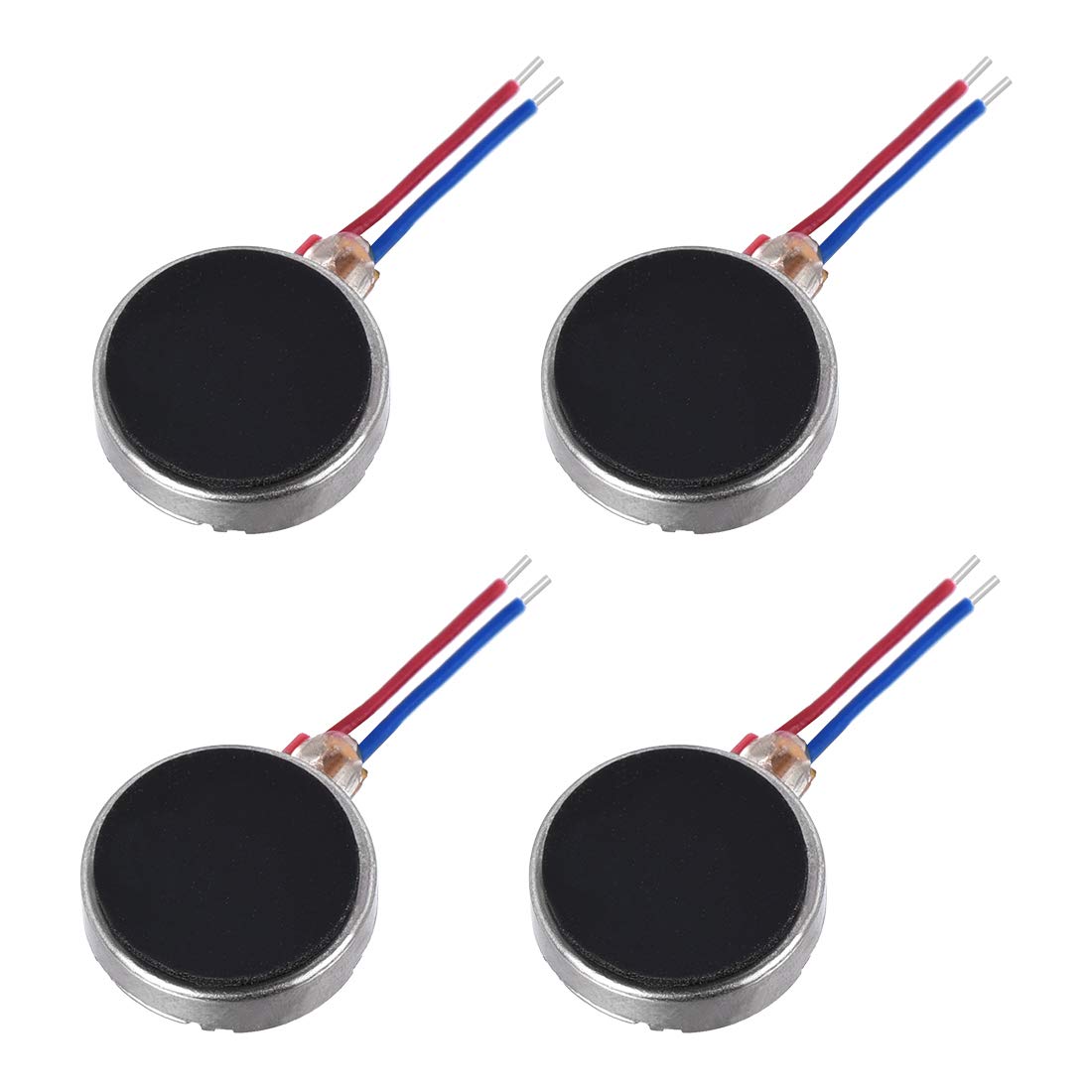 소싱 맵 미니 진동 모터 DC 3V-5V 63MA 플랫 코인 버튼형 마이크로 브러시리스 10X2.7MM 모바일 휴대폰용  4PCS-Freehip.co.kr