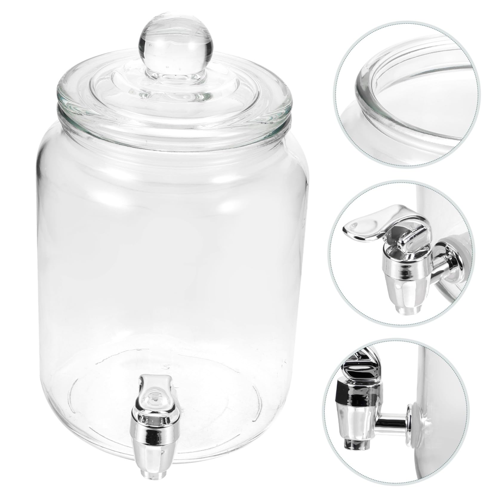 Mobestech Distributeur De Boissons Porte-verres Pour Vin De Fermentation Récipient Hermétique Pour Boissons