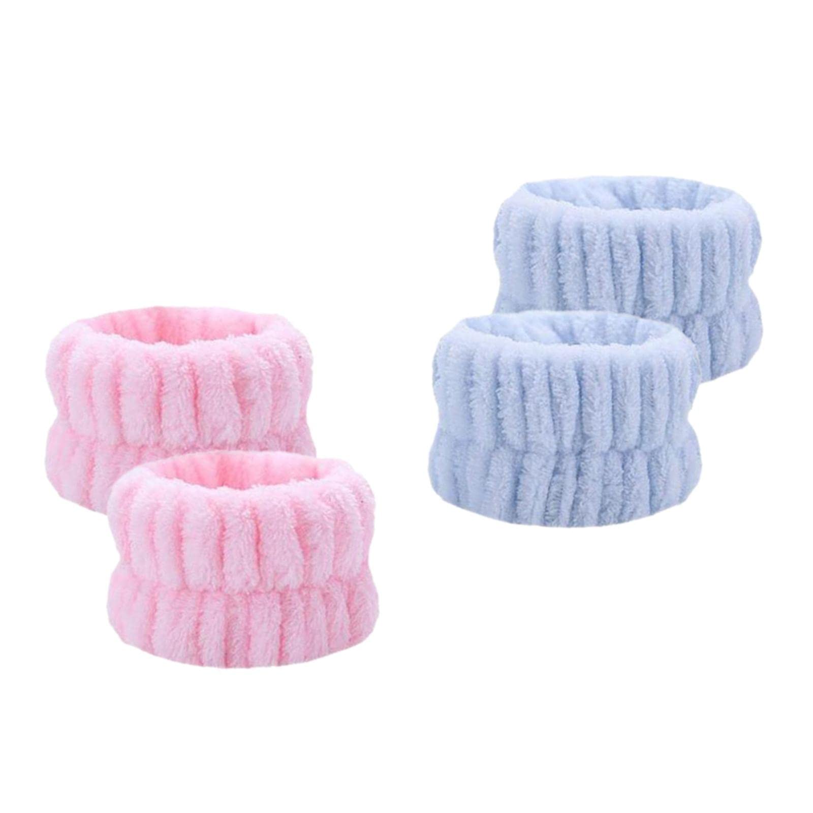 ARTISOUL® 2 Pair Absorbent Towel Portable for Party Blue Pink | Clothing, Shoes & Accessories | Womens Accessories | Hair Accessories 3