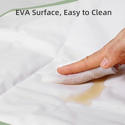 Miniatura 9 de SUNVENO Portabl - Bolsa de pañales con cambiador individual para pañales y toallitas bolsa de viaje para bebé