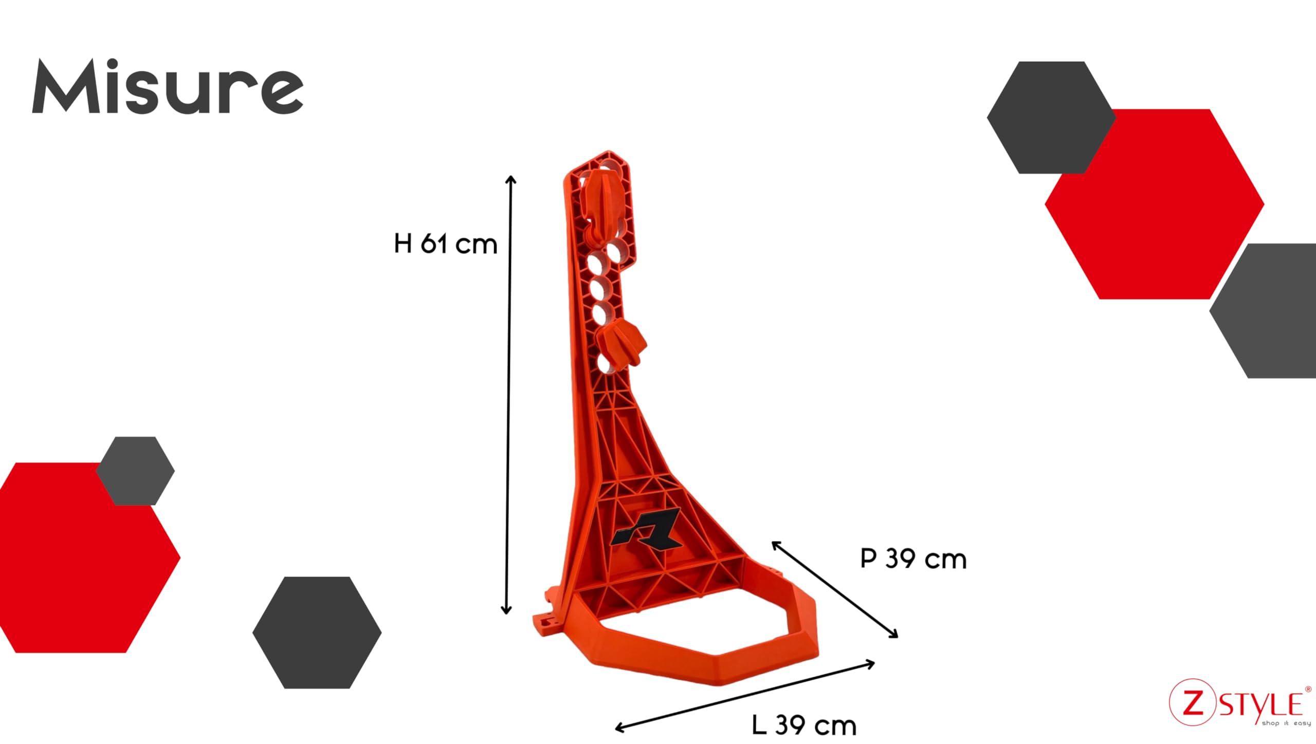 ZStyle Béquille de vélo pour réparation – VTT – Downhill – Course – Universel – Atelier – au sol ou au mur