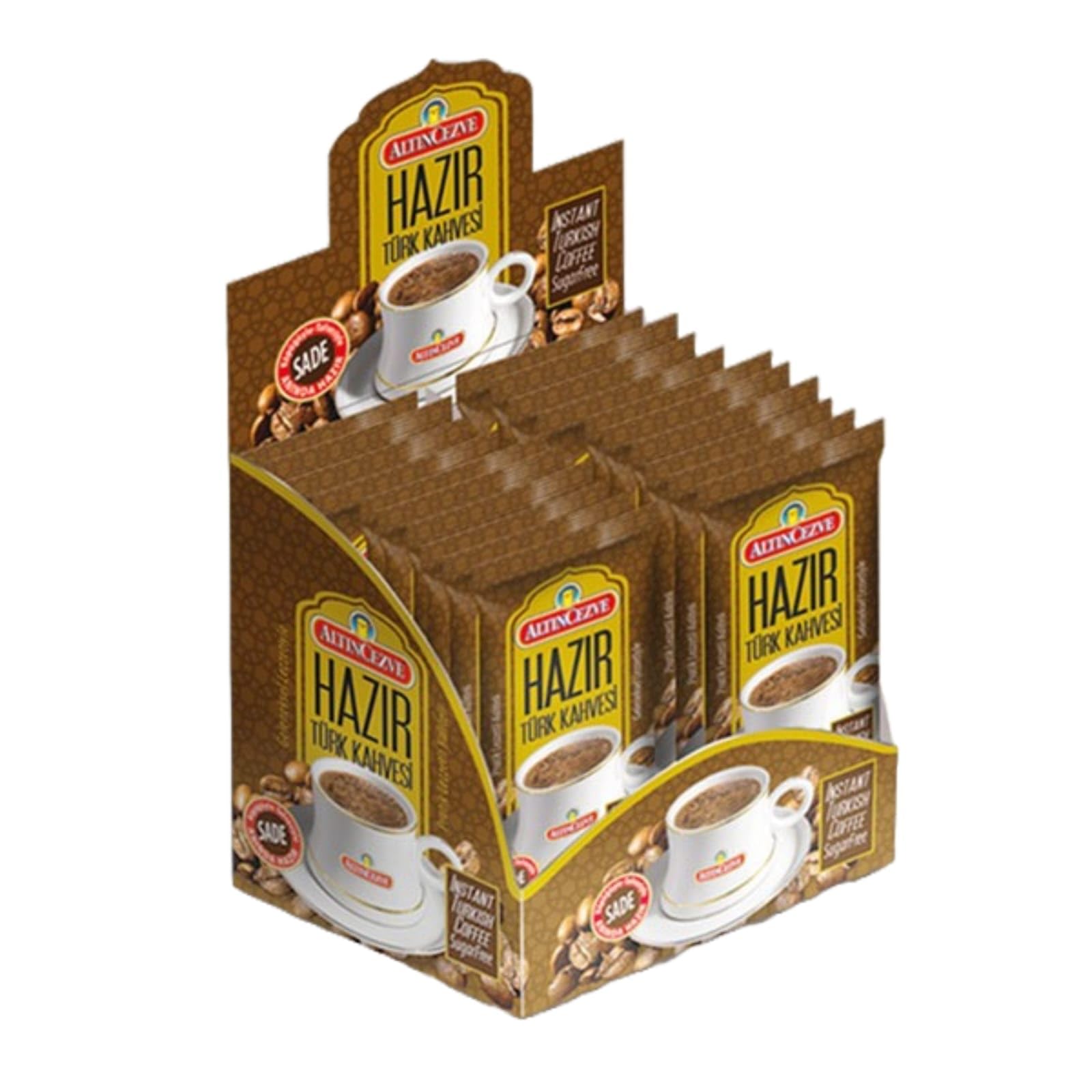 Altıncezve Hazır Türk Kahvesi Sade Tek Kullanımlık 20'li Paket