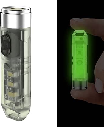 Led Flashlight Rechargeable 550 Lumens Luminous Mini Flashlight Led Waterproof Small Flashlight for Camping 4 Modes (White)