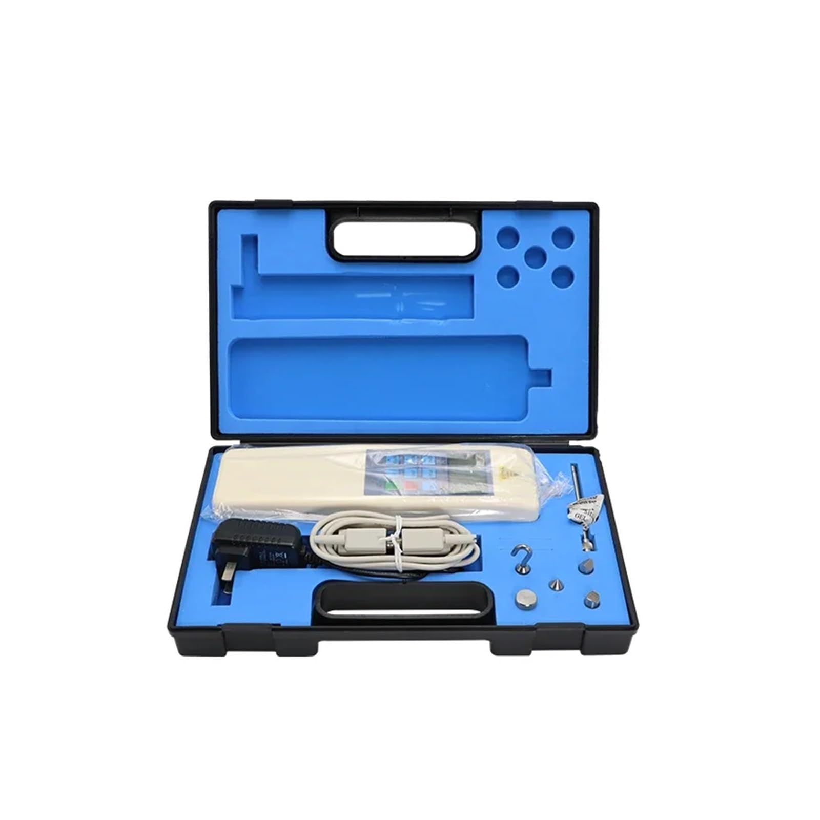 Dinamómetro medidor de fuerza digital 100 N/200 N/300 N/500 N, instrumentos medición, empuje y tracción Pruebas precisas(200N)