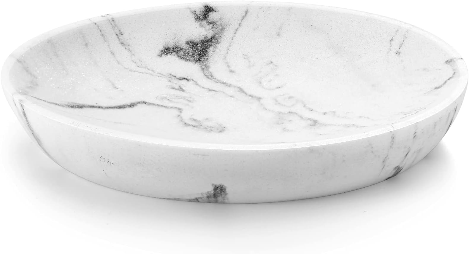 Amazon.com: INIUNIK 2 Pack Soap Dish Marble Look, Bar Soap Holder Soap ...