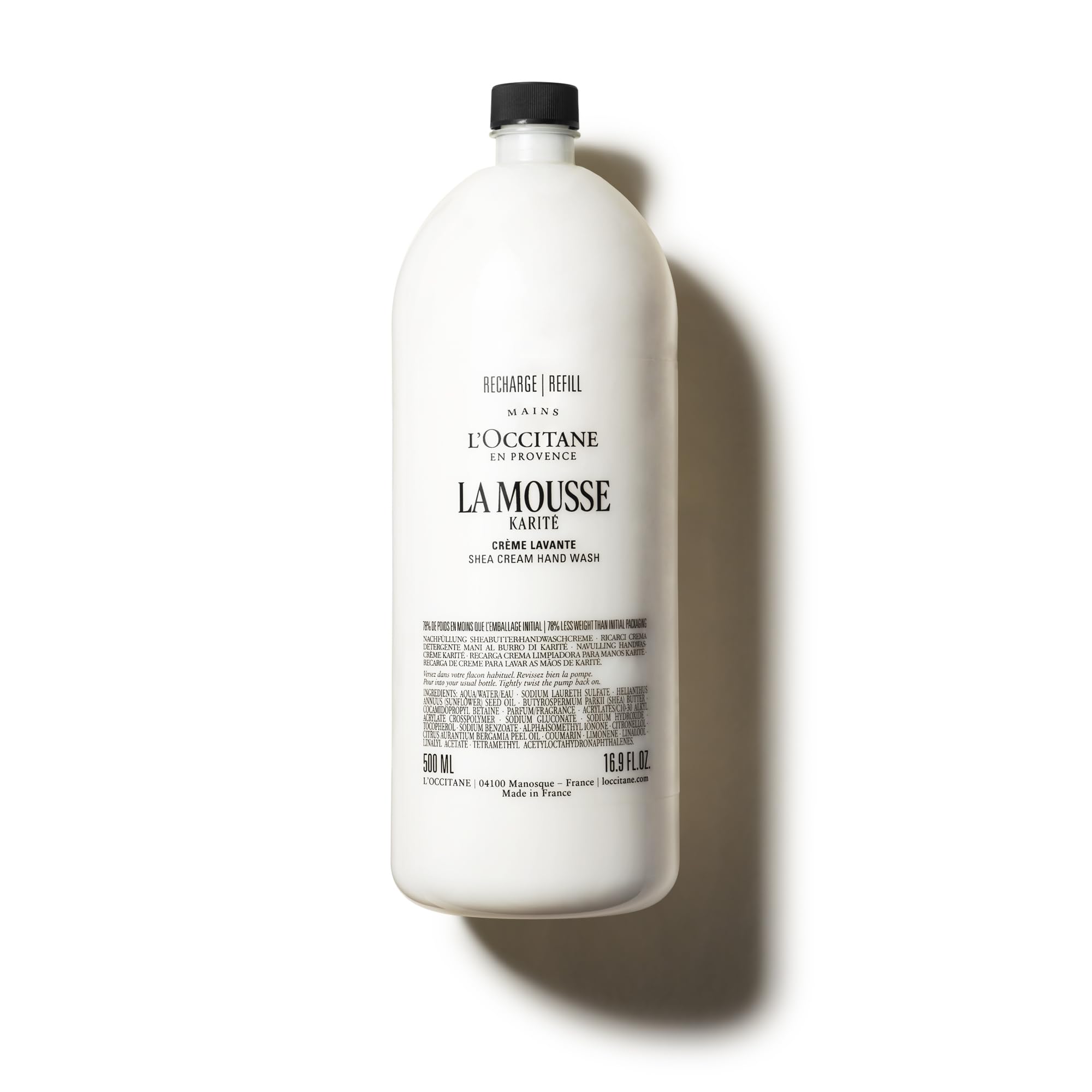 L'Occitane Shea Hands & Body Ultra Rich Wash Refill, 500ml-picture-7