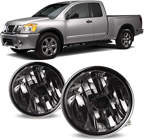 CPW Faros antiniebla compatibles con Nissan 2004 2005 2006 2007 2008 2009 2010 2011 2012 2013 2014 2015 Titán 2005-2007 Armada Luces antiniebla de