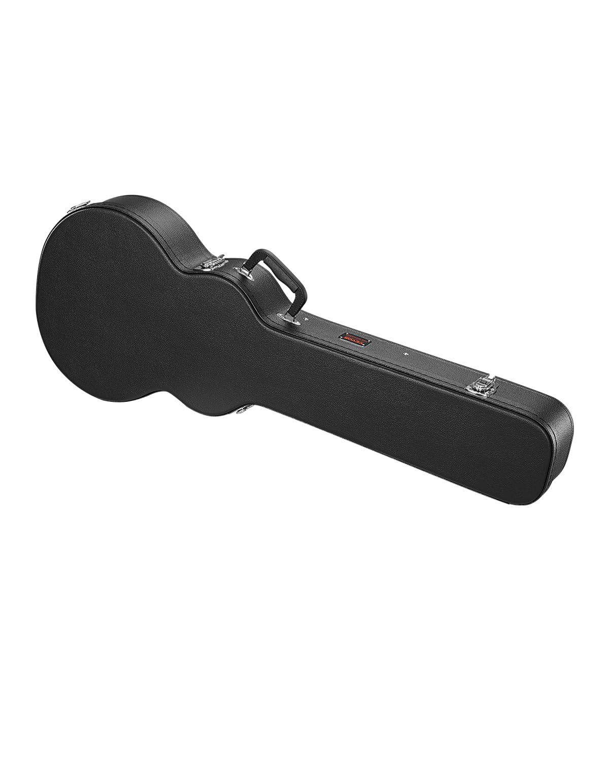 VEVOR Custodia Rigida per Chitarra Elettrica, Custodia Rigida Forma di Zucca 1100 mm, con Chiavi di Chiusura Maniglia Fodera Morbida Custodia Resistente all'Acqua per Chitarre LES Paul 1100 mm Nero
