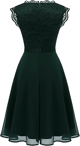 Miniatura 2 de Dressystar - Vestido de dama de honor sin mangas con cuello en V vestido para fiesta de boda