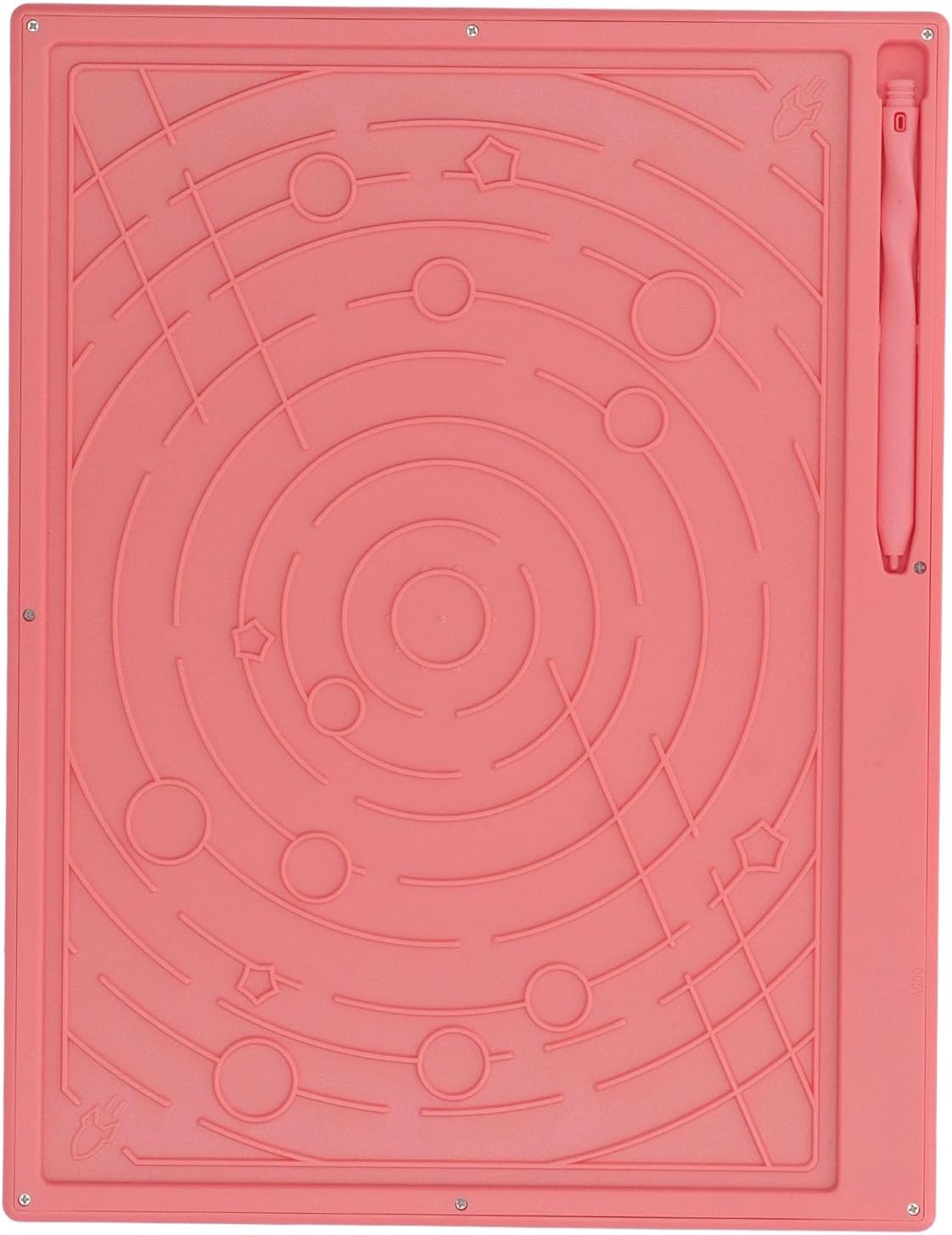Colorful Electronic Writing Tablet for Kids, LCD Drawing Pad with Pen, Vibrant Display Reusable Sketch Board for Boys Girls, Portable Educational Toy (Pink)