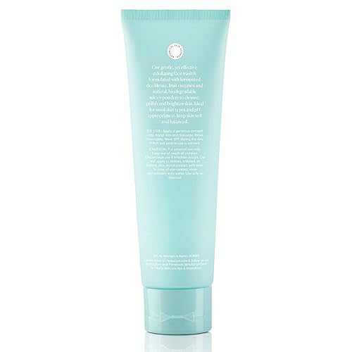 Miniatura 5 de Naturium Limpiador de enzimas de arroz fermentado además de enzimas de frutas y micropolvos biodegradables 40 onzas