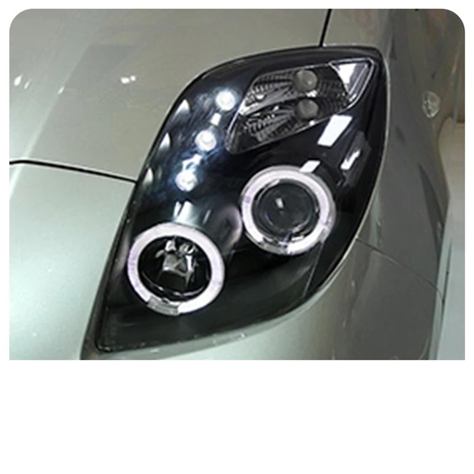 Gruppo Faro per Auto Toyota Yaris 2008-2012 Faro Anteriore con Lente Diurna, proiettore modificato per Auto, Accessori per fari anabbaglianti