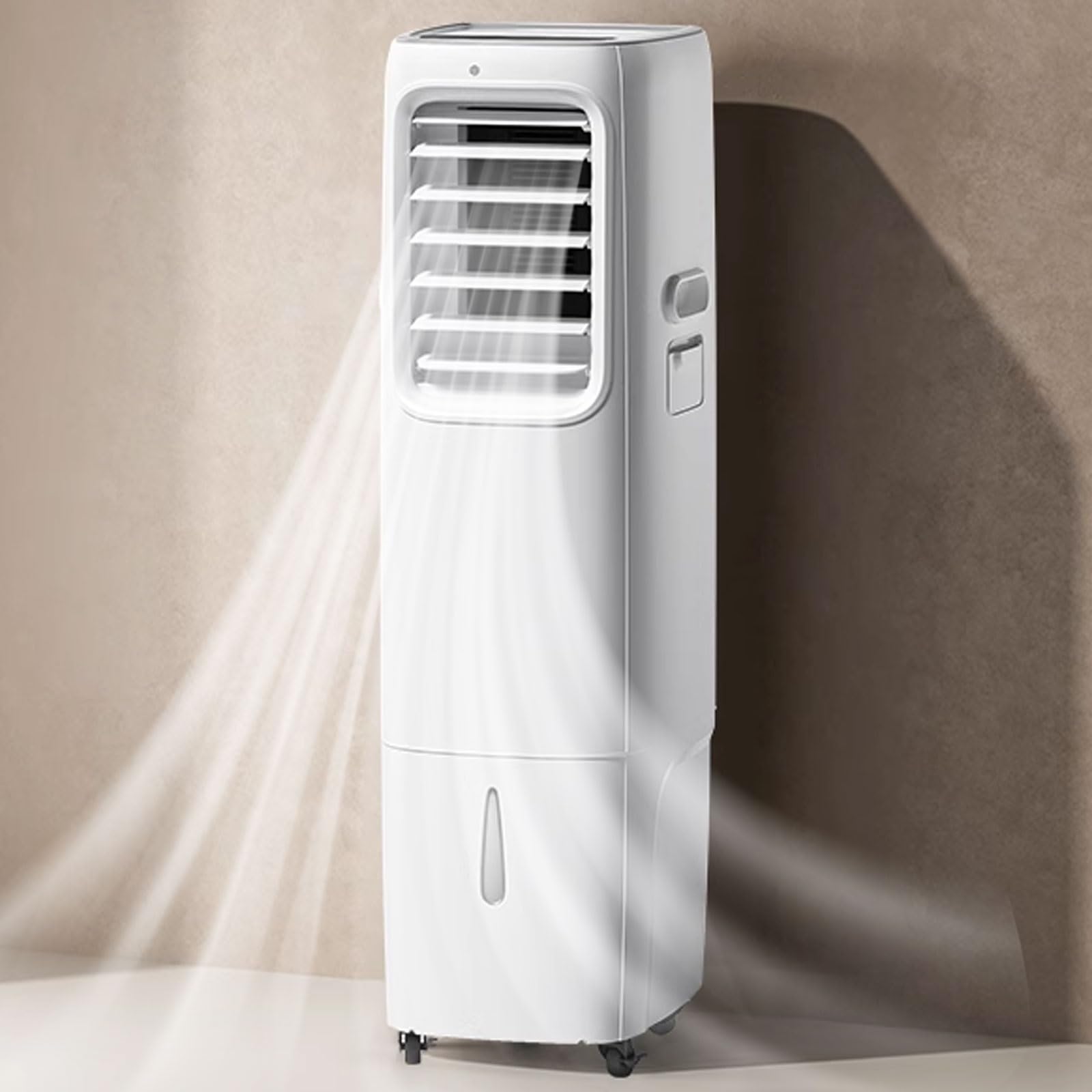 Ventless Portable Air Conditioner with Dehumidifier Stand Up Ac Unit with 25L Water Tank Device Encircling Air Supply