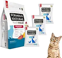 Ração Formula Natural Fresh Meat Super Premium Para Gatos Castrados Sabor Carne, Para Gatos Felinos Adulto De Todos Tamanho 1,5kg