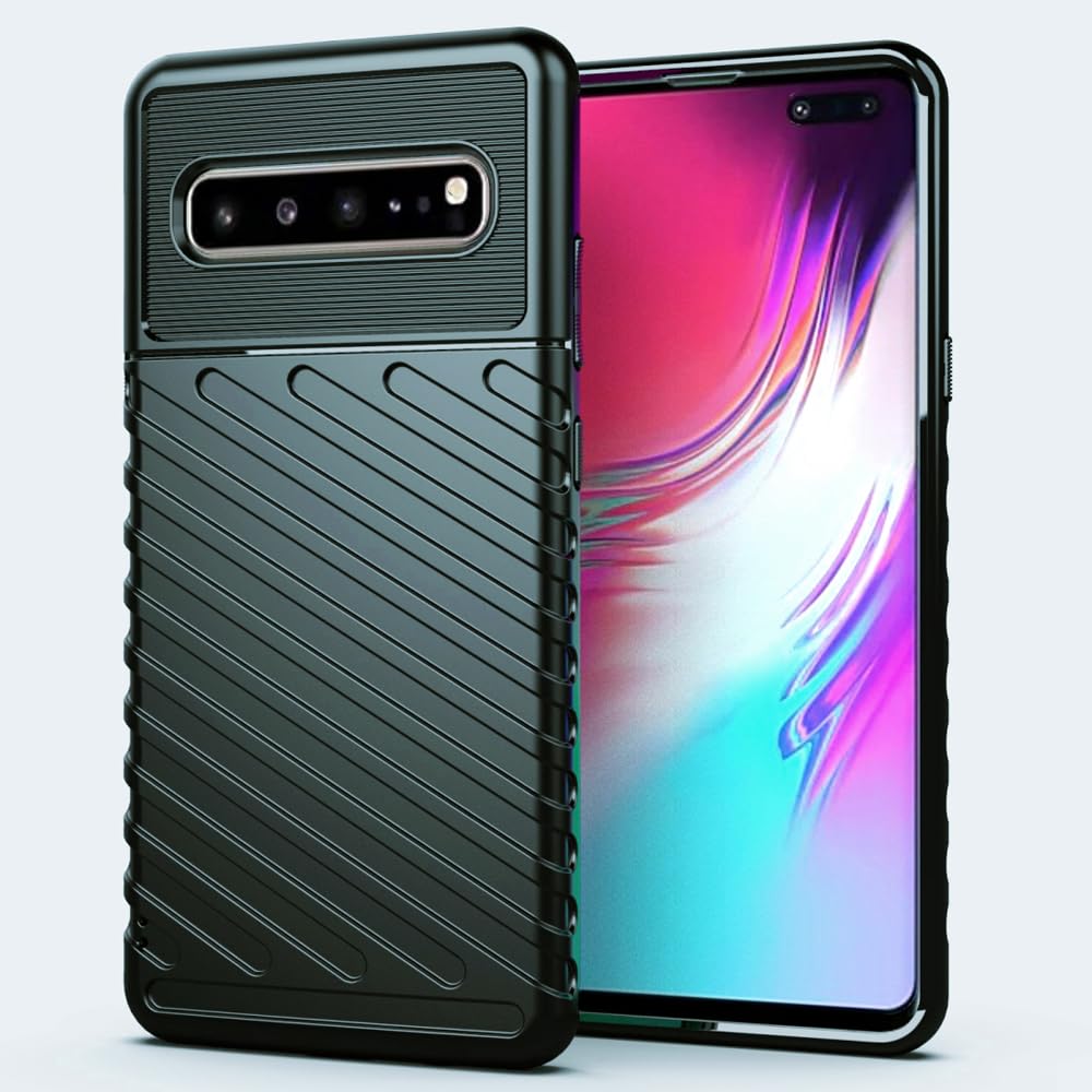 Casotec Shockproof Back Cover Case for Samsung Galaxy S10 5G | 360 Degree Protection | Protective Design | Anti-Scratch Tough Slim TPU Case for Samsung Galaxy S10 5G (Green) (B0CFJRGTFW) Amazon Price History, Amazon Price Tracker