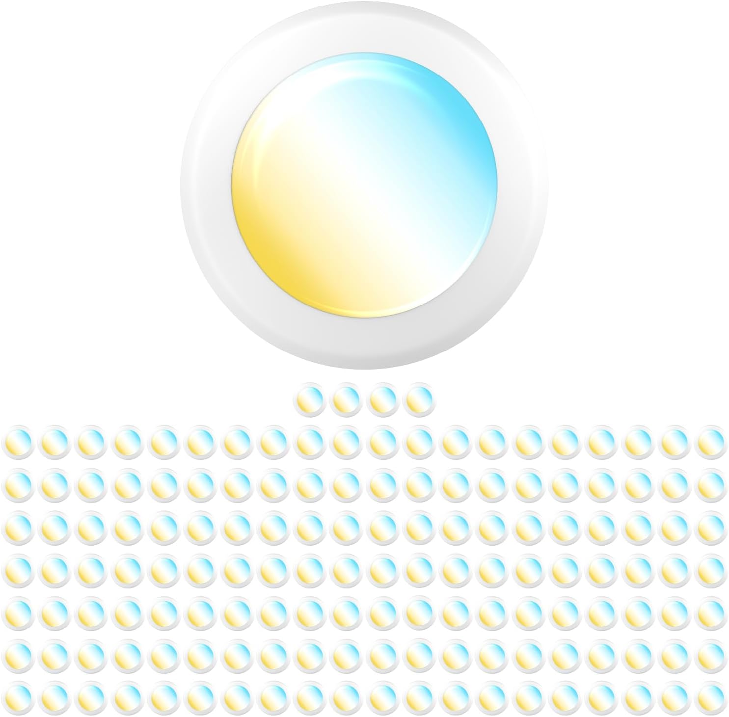 Sunco 12 Pack LED Disc Lights Ceiling 6 Inch, Flush Mount Disk Light, Recessed Can Lighting, 1050 LM, 15W (75W Equivalent), Selectable CCT 3000K/4000K/5000K/6000K/6500K, Dimmable, Damp Rated ETL