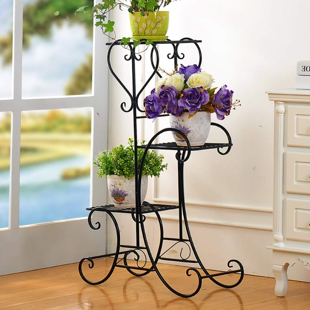 BULKWOOD Plant Stand Indoor Outdoor - Corner Metal Plant Shelf Plant Flower Pot Holder Stands - Heavy Duty Potted Plant Rack - Iron Vertical Planter Shelves for Patio Garden Lawn Balcony (White) (B0BDL8WYTV) Amazon Price History, Amazon Price Tracker