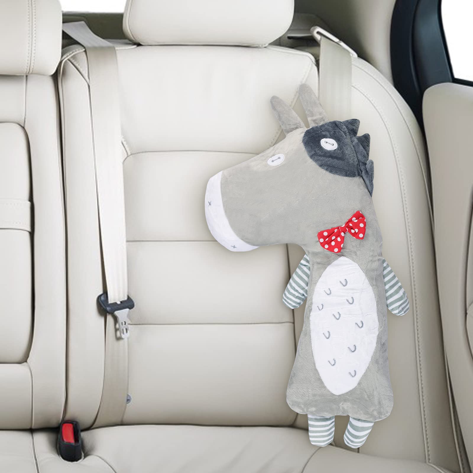 Oreiller Voiture Enfant Oreiller De Ceinture De Sécurité IBluelover - Protection Cou/épaule Pour Voiture, Poussette Cale Tete Enfant Voiture