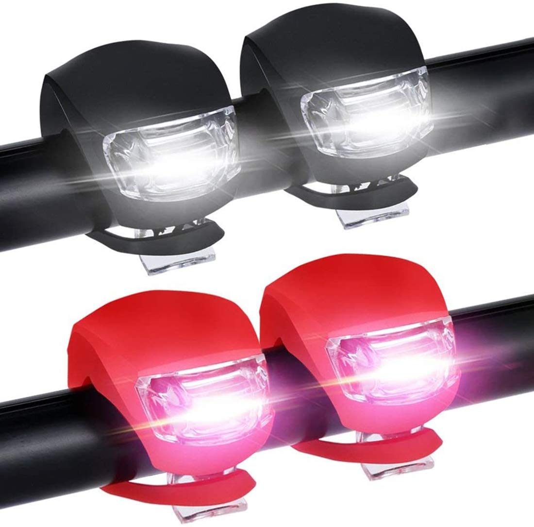 Flashlight LED Bright Tactical Flash Light for Cycling Hiking Riding Camping Outdoor Bike Bicycle Led Power Beam Front Head Light and Tail Torch Back Light