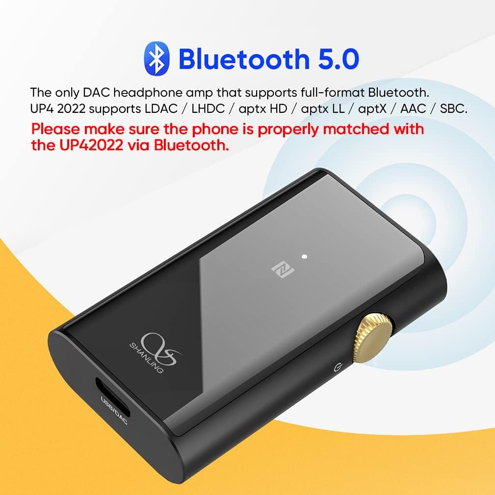 shanling up4 2022 portable balanced bluetooth5 0 headphone amplifier usb dac 2 x es9219c csr8675 bt chip 2 5mm balanced 3 5mm single ended jack high l
