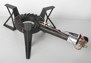 Hockerkocher 7,5 kW Gaskocher bis 100 kg belastbar Piezozündung Zündsicherung 50 mBar Schlauch Regler 5 kg 11 kg Gasflasche Wok (Kocher Einzeln)