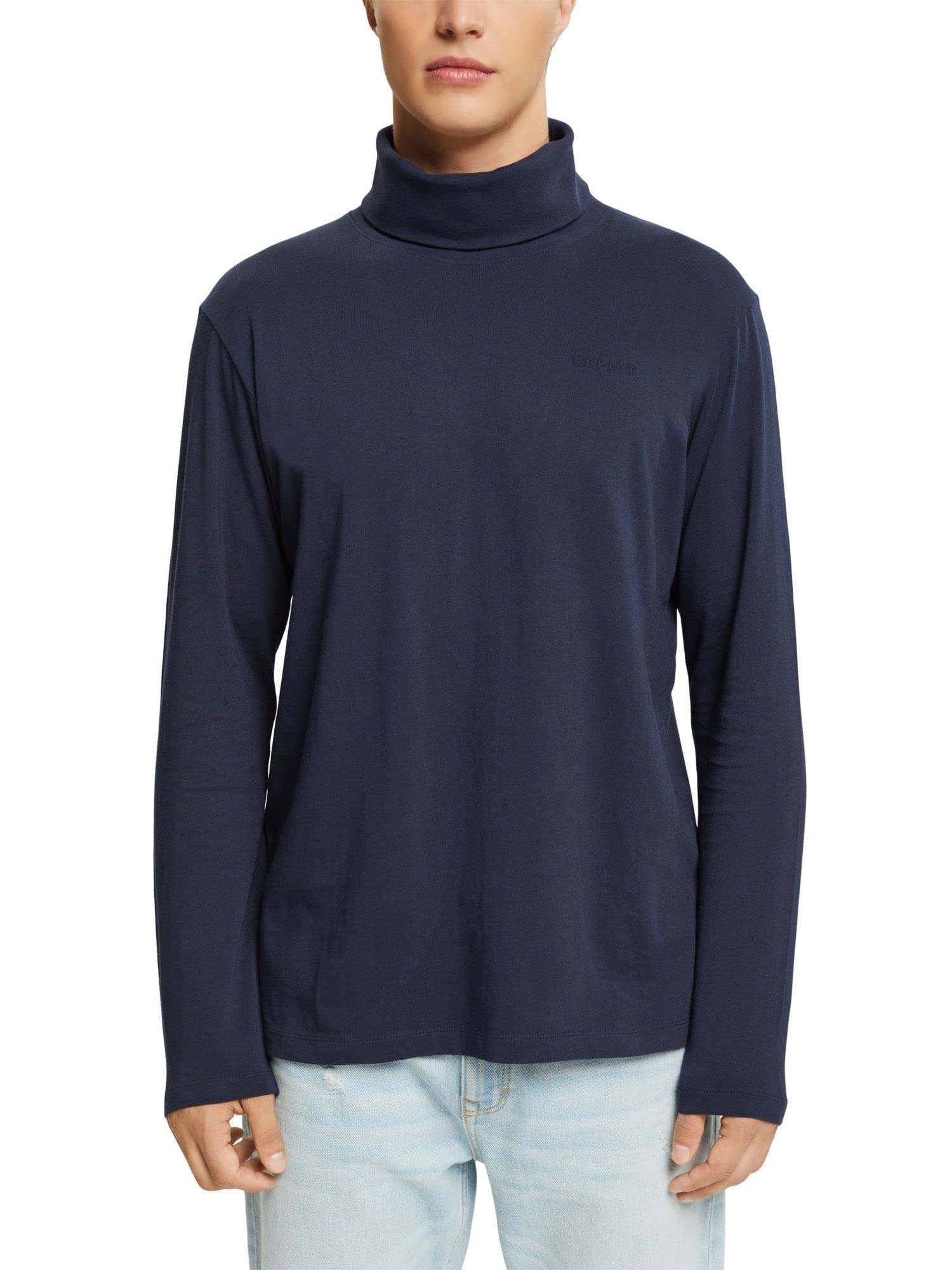 ESPRIT Men's T-Shirt, 400/Navy, S