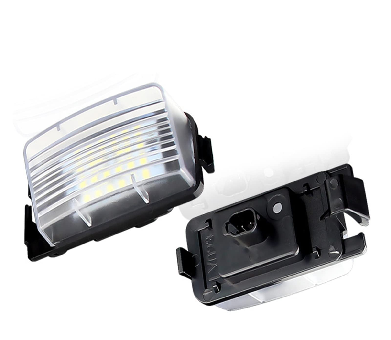 Luz numérica 2 Uds Luz De Placa De Matrícula Para G35 G37 2D Para 350Z 370Z Versa 5D 4D Livina Pulsar GT-R 12V
