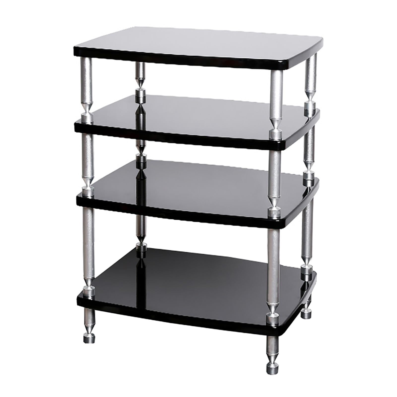 Support d'enceintes salon en aluminium pour meuble haut-parleur et étagère de rangement