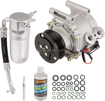 Amazon Com Ac Compressor A C Kit For 2002 Chevy Trailblazer Gmc Envoy Olds Bravada 4 2l W Rear Ac Buyautoparts 60 80264rk New Automotive