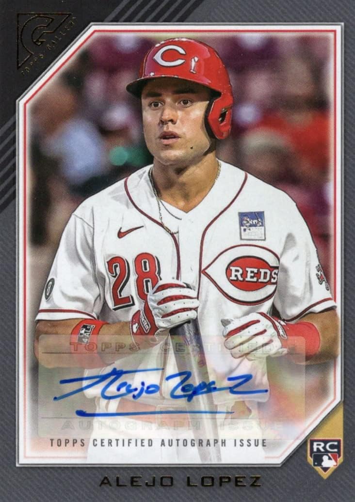 Alejo Lopez Autographed Rookie Card Collectible Baseball Card - 2022 Topps Gallery Baseball Card #RA-AL (Reds) Free Shipping