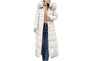 SMIDOW Women's Fashion Hooded Coat: Perfect Long Winter Jacket for Warmth and Style