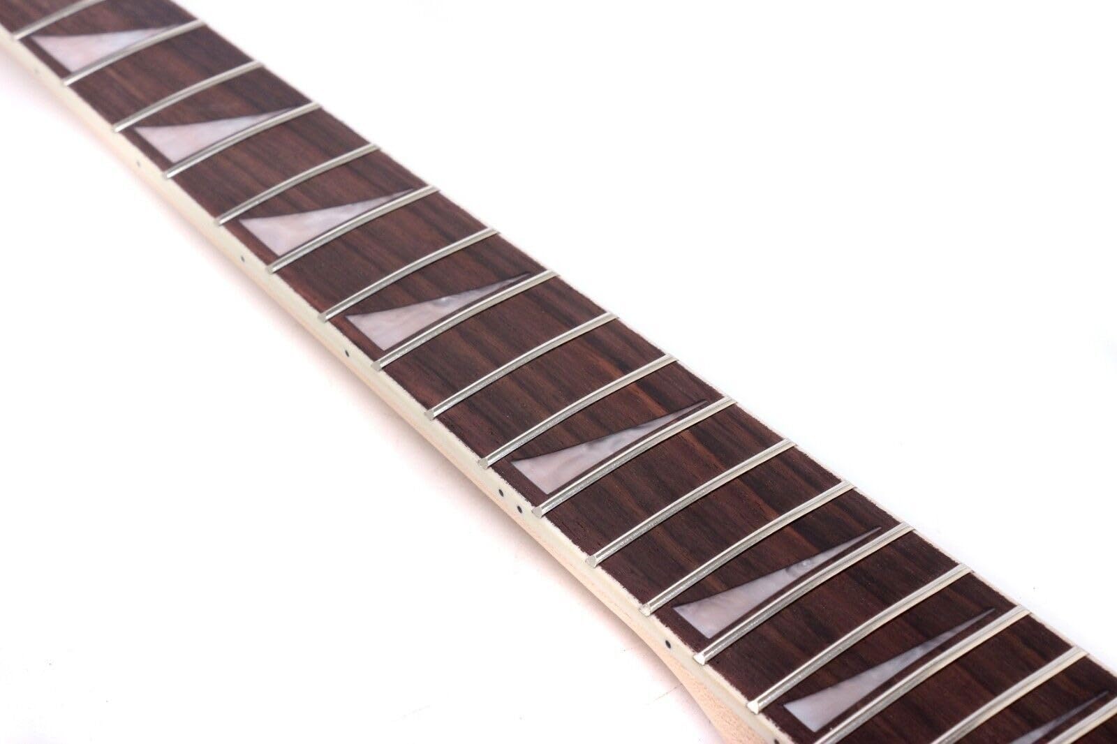 Gitarren-Jackson-Stil, anschraubbarer Ahornhals mit 24 Bünden, 64,8 cm, Palisander-Griffbrett-Hals, eingelegte Gitarrenteile, Ersatz (24 Bünde, 64,8 cm)