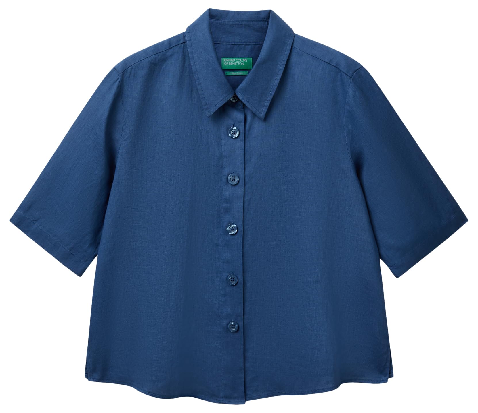 United Colors Of Benetton Women's Blue Shirt, Xs