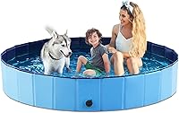 Vista 26 de Jasonwell Piscina Plegable para Baño de Perros y Mascotas, Piscina Colapsible para Perros y Mascotas, Tina de Baño, Piscina Infantil, Piscina