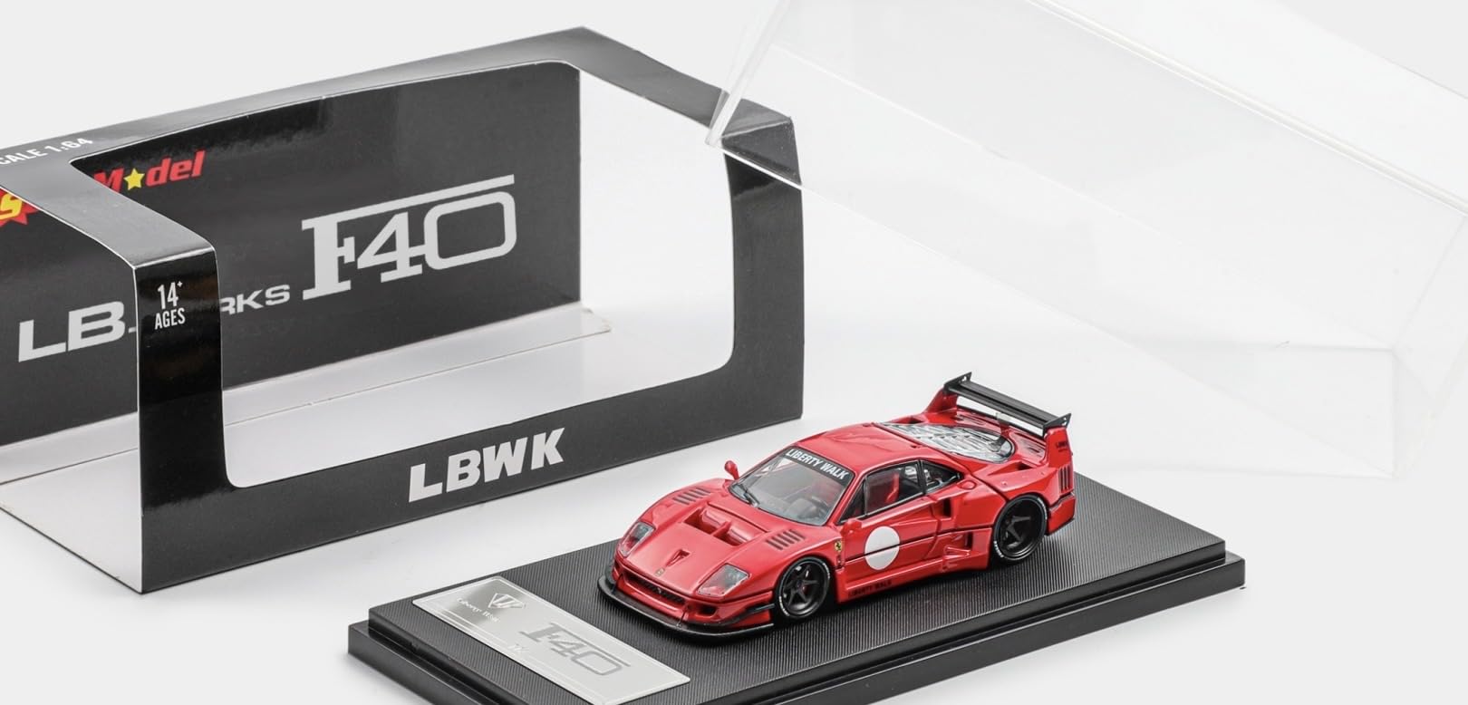 Amazon | 1/64 star model フェラーリ LBWK LB WORKS F40 赤 [並行輸入品] | プラモデル 通販