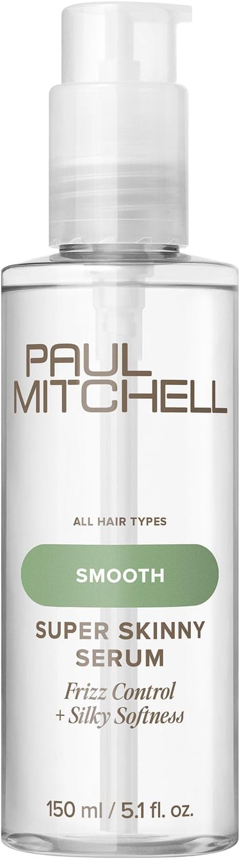 Paul Mitchell Super Skinny Serum Blowout Primer, Speeds Up Drying Time, Humidity Resistant, For All Hair Types