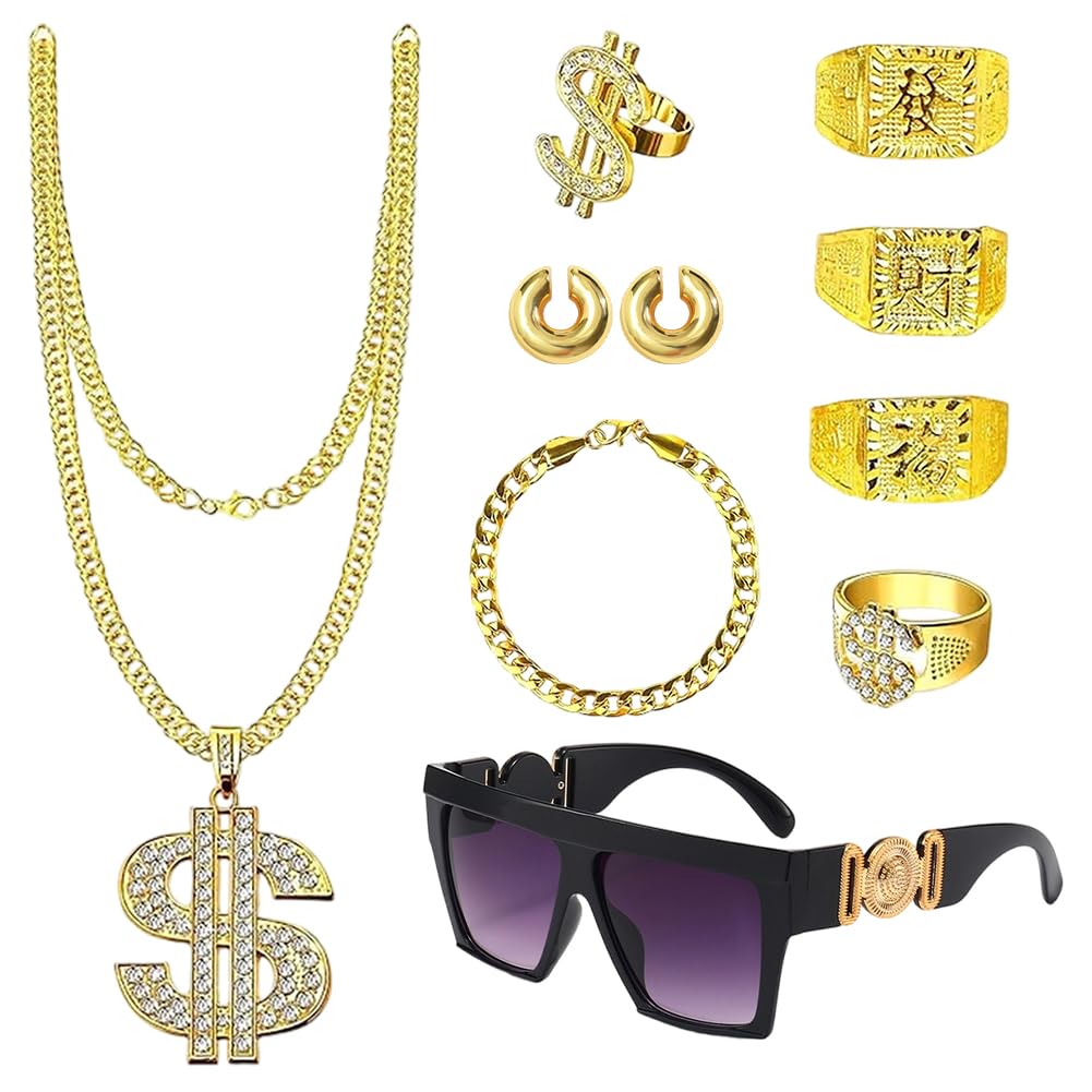 Hip Hop Costume Set 9pcs