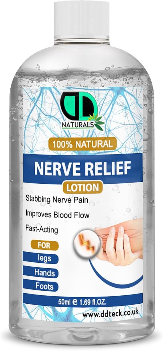 Nerve Relief Repair Lotion – Fast Absorbing Body Lotion for Feet, Hands, Legs & Back – Soothing Formula for Muscle Relaxation, Joint Comfort and Daily Body Recovery (50ml Cap)