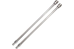 Premium Powerwasher Wand: 17" Stainless Steel Extension for Unmatched Pressure Cleaning