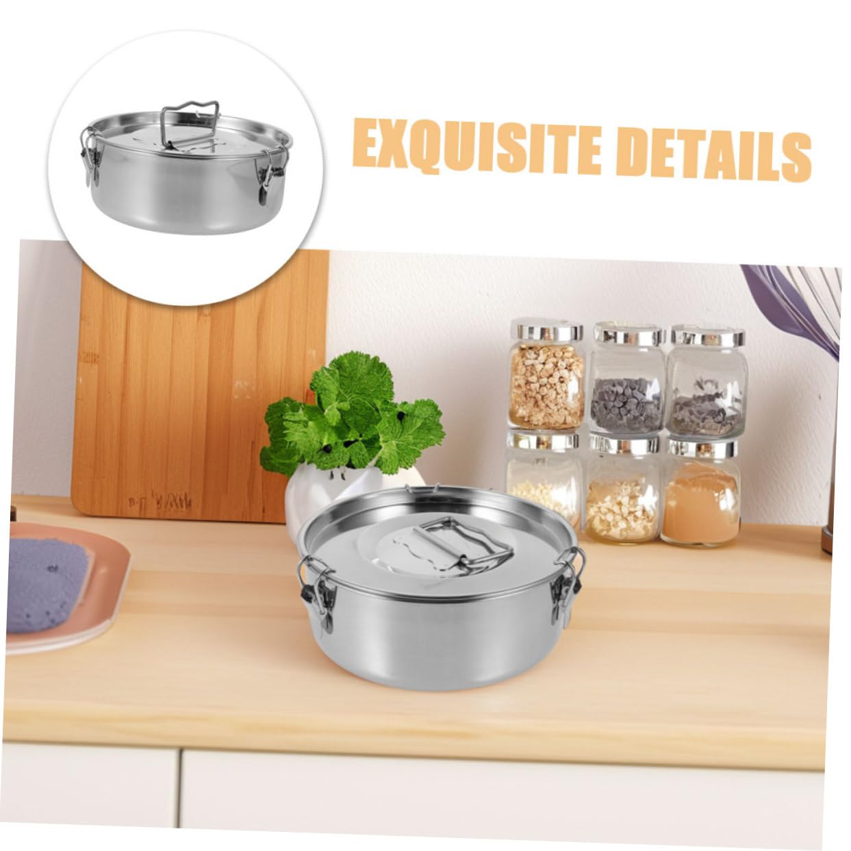 Toddmomy Accesorio Para Flanera Molde Con Tapa Para Hacer Flan y Hornear Pasteles