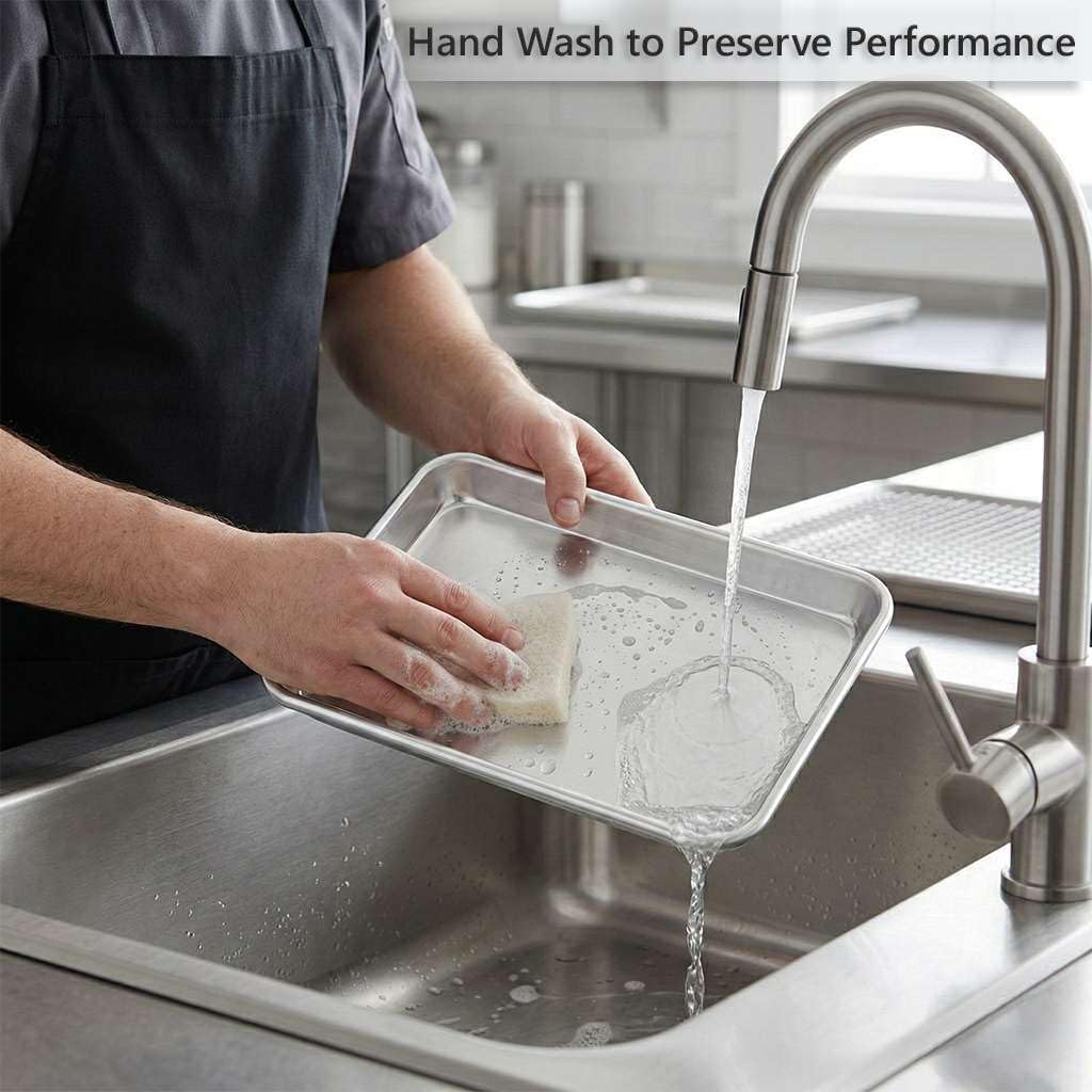 16" x 22" Heavy Duty Tray Pans for Baking, 19 Gauge Sheet Pan 12 Pack, Commercial Aluminum Baking