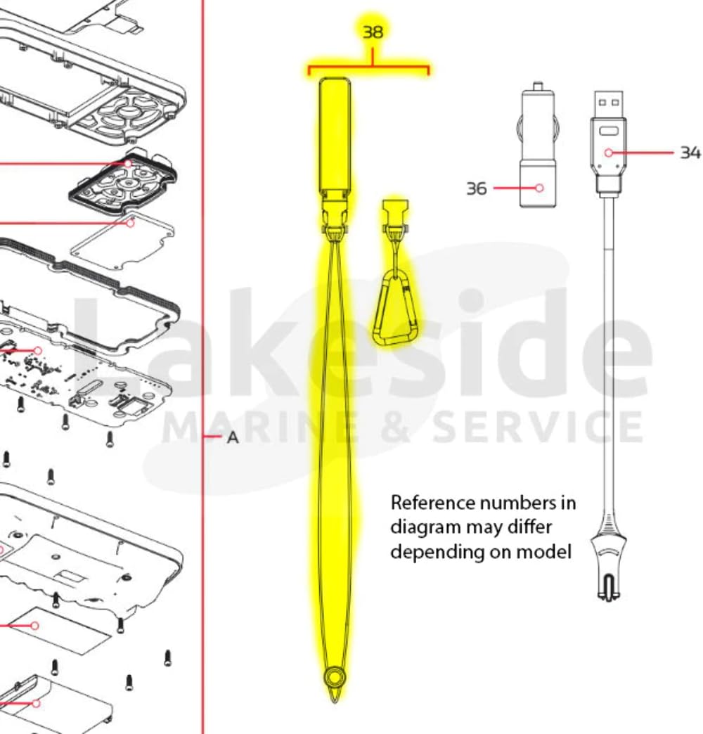 Amazon.com : Minn Kota 2390800 Lanyard with Carabineer, i-Pilot