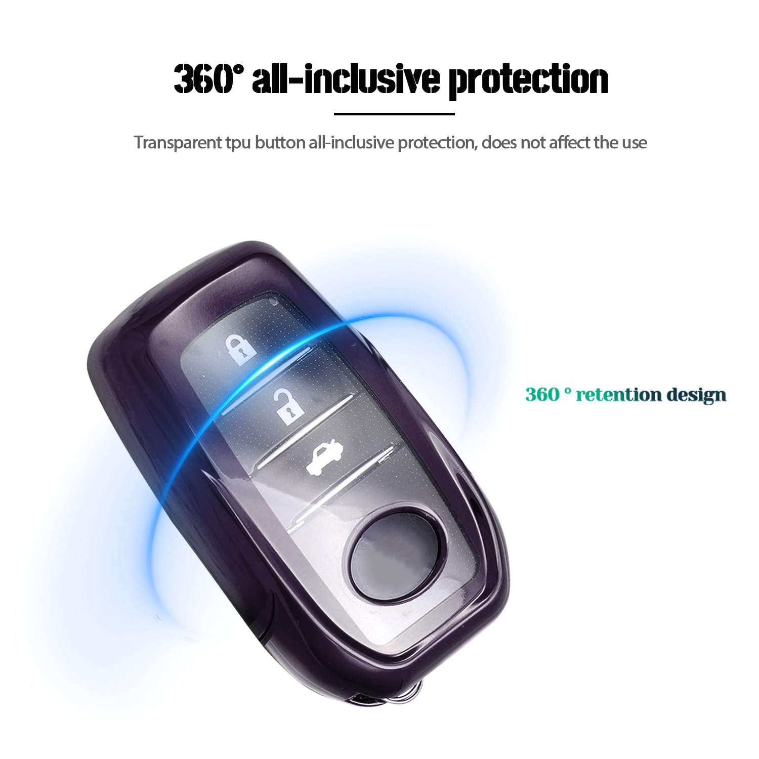 Toyota Yaris Cross Schlüsselhalter - TPU Silikon Hülle Rosa