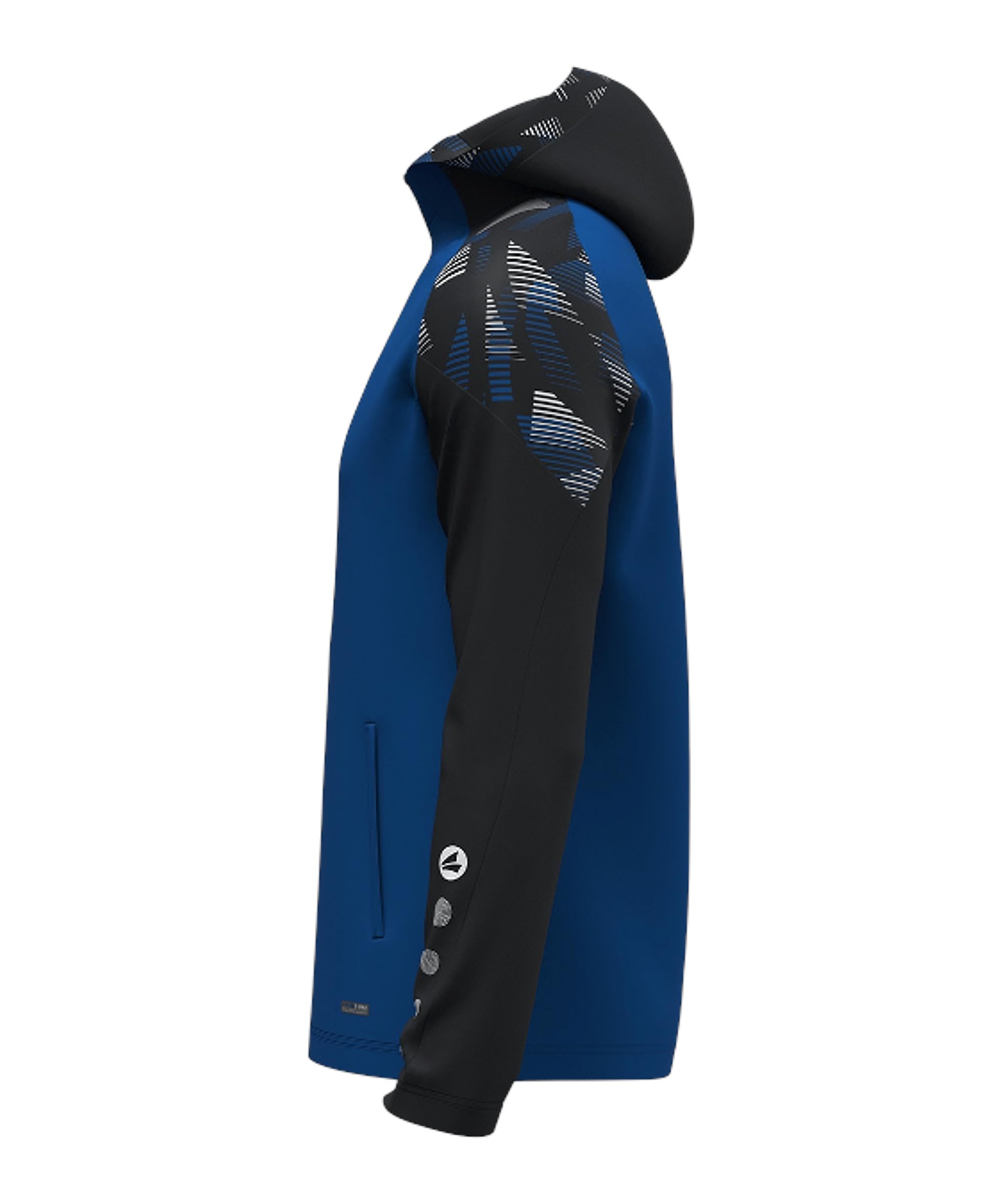 JAKO Giacca con cappuccio Sonic, giacca sportiva per bambini in stile dinamico, 100% poliestere, ideale per lo sport e la vita quotidiana, vestibilità ottimale