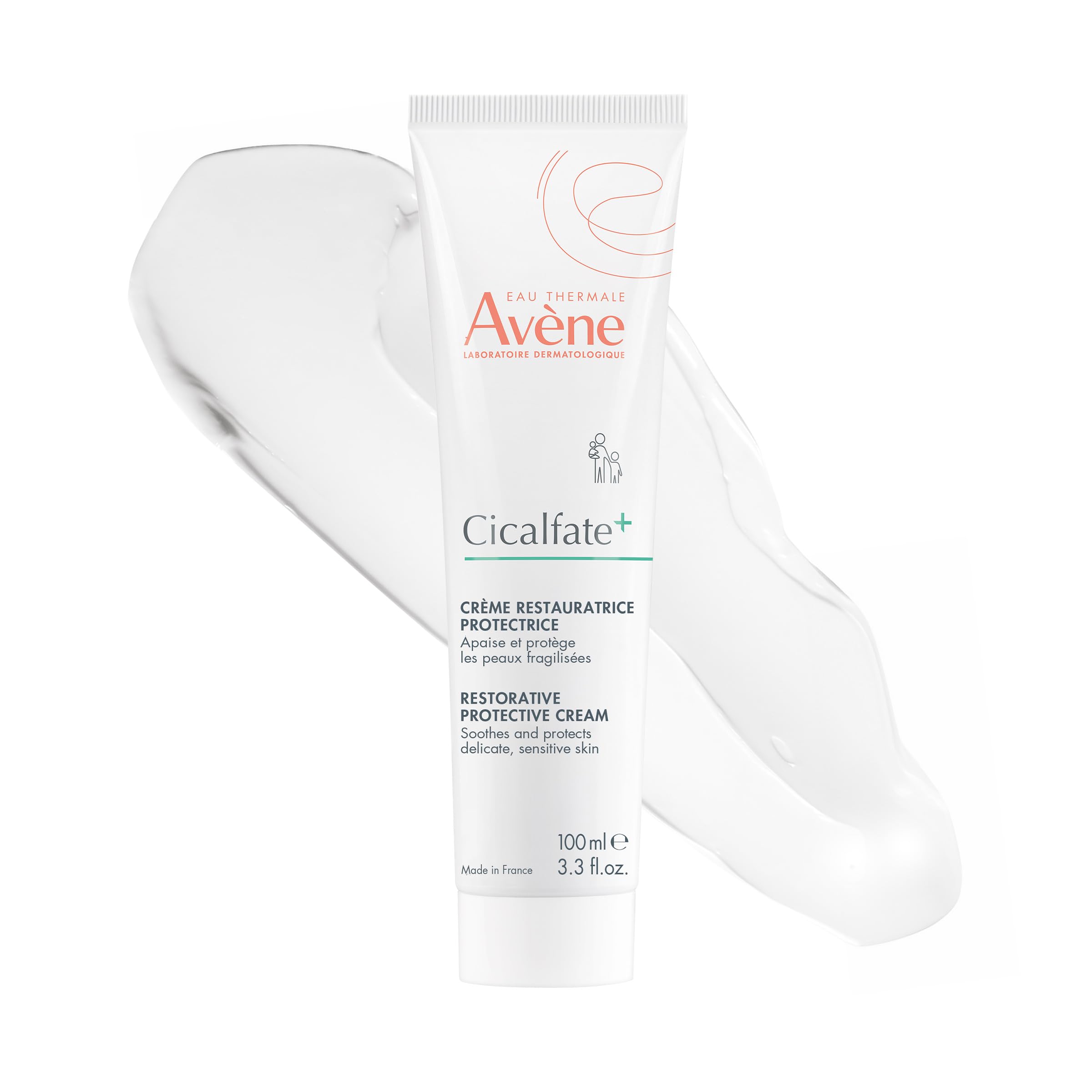 Cicalfate + Restorative Protective Cream 100 ML I Purifies, Soothes and Repairs Skin I Strengthen Skin Barrier I 1st Post Biotic Active Ingredient I Replinishes Dry Skin within 48 Hours-image-0