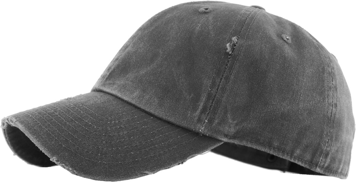 KBETHOS Baseballkappe im Vintage-Stil, gewaschen, Used-Look, Baumwolle, verstellbar, Unisex, Kopfbedeckung