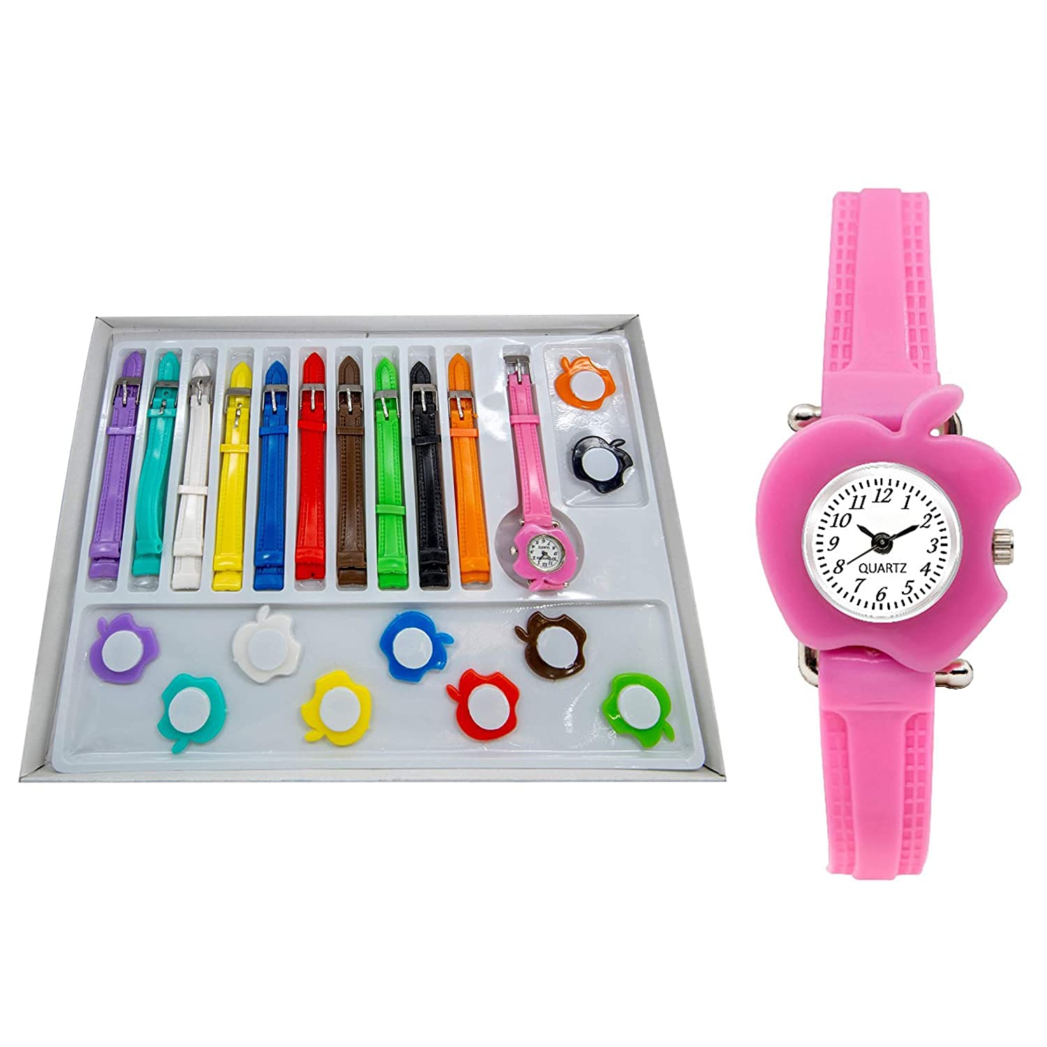 BID Analogue Girls Watch (Multicolored Dial & Strap) (B09D3Y6M47) Amazon Price History, Amazon Price Tracker