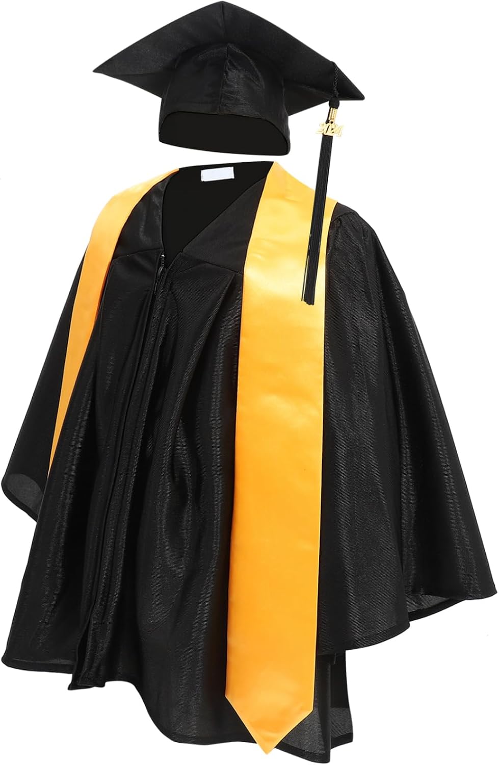 SHOWERORO 1set Boys and Girls Graduation Cap and Gown for Preschool Includes Tassel and Stole for Kindergarten Graduation Ceremonies Unisex Boy Girl Academic Dress
