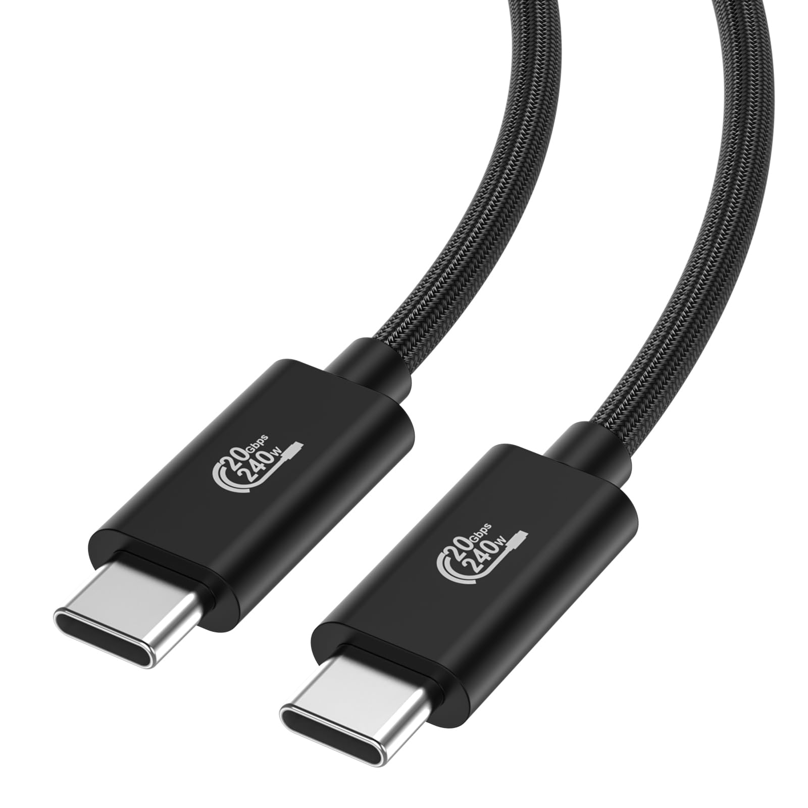 Cavo USB C per monitor da 6 m, 4K a 144 Hz/60 Hz 8K a 30 Hz, cavo video USB C 3.2 Gen 2x2, trasferimento dati 20 Gbps, ricarica rapida PD, compatibile con iPhone 16, MacBook Pro, iPad